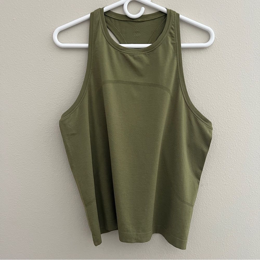 Lululemon Swiftly Tech Racerback Tank Top green women’s size 12